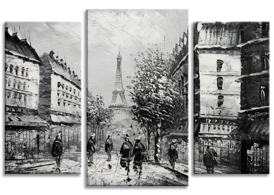 Триптих. Дождь в Париже