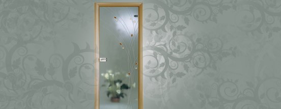 Межкомнатные двери из закаленного стекла