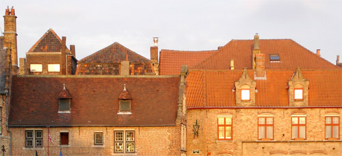 Крыши домов - панорама